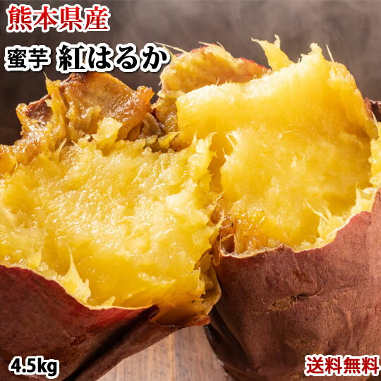 さつまいも 紅はるか べにはるか 送料無料 熊本県産 4.5kg サツマイモ お取り寄せ 紅蜜芋 芋 いも
