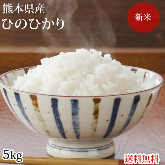 人気ランキング第48位「Foody’s」口コミ数「0件」評価「0」ひのひかり 米 送料無料 5kg 令和5年産 新米 熊本県産 お米 白米 玄米 コシヒカリ 森のくまさん