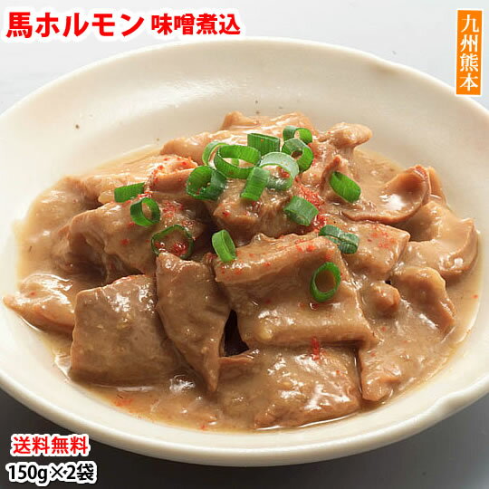 馬ホルモン 味噌煮込み 国産 馬肉 