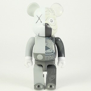 KAWS カウズ ×MEDICOM TOY BE＠RBRICK 400% COMPANION 人体模型ベアブリック 灰 Size 【フリー】 【中..