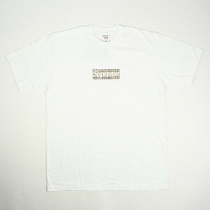 SUPREME シュプリーム ×Burberry 22SS Box Logo Tee BOXロゴTシャツ 白 Size   20729118