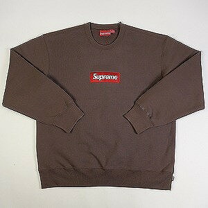 SUPREME シュプリーム 22AW Box Logo Crewneck クルーネックスウェット 茶 Size   20751912