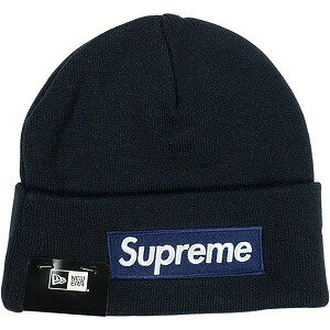 SUPREME シュプリーム ×New Era 25FW Box Logo Beanie Navy ボックスロゴビーニー 紺 Size 【フリー】 【新古品・未使用品】 20831418