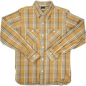 樂天商城 - At Last ＆ Co アットラスト/BUTCHER PRODUCTS ブッチャープロダクツ CHECK SHIRT 長袖シャツ ベージュ Size 【14.5】 【中古品-良い】 20835065