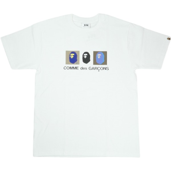 樂天商城 - A BATHING APE ア ベイシング エイプ ×COMME des GARCONS SCREEN TEE WHITE 大阪店舗限定Tシャツ 白 Size 【M】 【新古品・未使用品】 30007488
