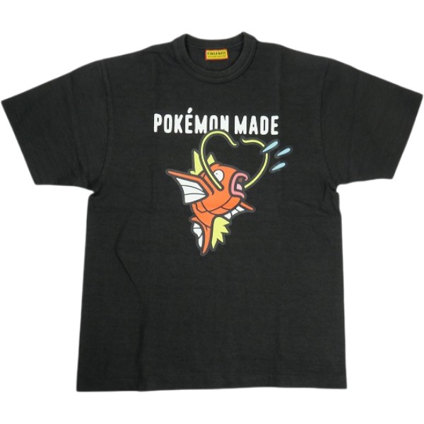 乐天商城 - HUMAN MADE ヒューマンメイド ×POKEMON MADE 26SS GRAPHIC T-SHIRT ＃3 BLACK コイキングTシャツ 黒 Size 【XL】 【新古品・未使用品】 30009383