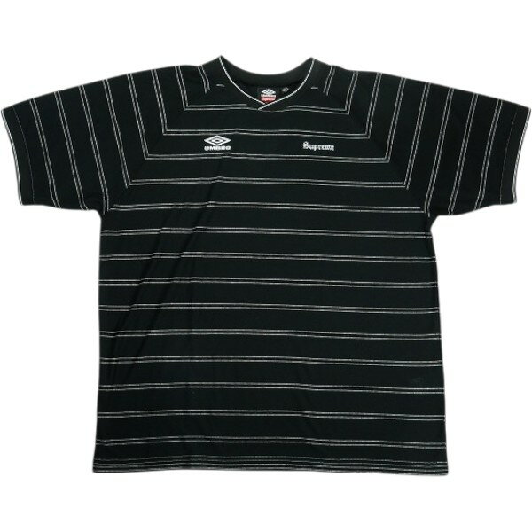 樂天商城 - SUPREME シュプリーム ×Umbro 25SS Stripe Soccer Jersey Black サッカージャージ 黒 Size 【L】 【新古品・未使用品】 30010025