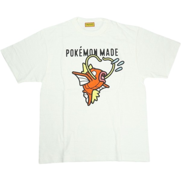 乐天商城 - HUMAN MADE ヒューマンメイド ×POKEMON MADE 26SS GRAPHIC T-SHIRT ＃3 WHITE コイキングTシャツ 白 Size 【XXXL】 【新古品・未使用品】 30010201