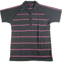 TENDERLOIN テンダーロイン T-POLO S/S BLACK/PINK 半袖ポロシャツ 黒 Size 【M】 【中古品-良い】 20790532