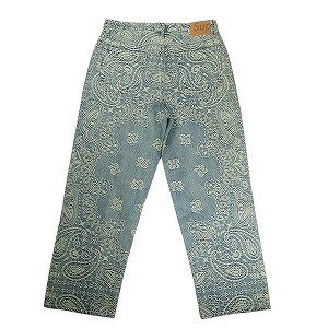 SUPREME シュプリーム 25SS Bandana Jacquard Baggy Jean Blue デニムパンツ 青 Size 【W32】 【新古品・未使用品】 20817895