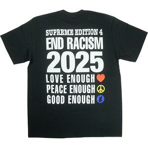 乐天商城 - SUPREME シュプリーム ×GOODENOUGH 25SS End Racism Tee Black Tシャツ 黒 Size 【S】 【新古品・未使用品】 20823367
