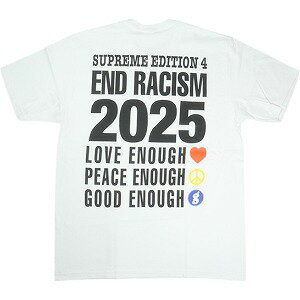 SUPREME シュプリーム ×GOODENOUGH 25SS End Racism Tee White Tシャツ 白 Size   20823436