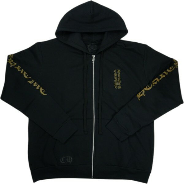 CHROME HEARTS クロム・ハーツ VRCT FULL ZIP HOODIE BLACK/ARMY GREEN ジップパーカー 黒 Size 【XL】 【新古品・未使用品】 30007717
