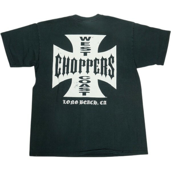 乐天商城 - VINTAGE ヴィンテージ West Coast Choppers ウェストコーストチョッパーズ Iron Cross Tee Tシャツ 黒 Size 【L】 【中古品-良い】 30009672