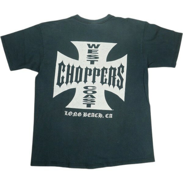 乐天商城 - VINTAGE ヴィンテージ West Coast Choppers ウェストコーストチョッパーズ Iron Cross Tee Tシャツ 黒 Size 【L】 【中古品-良い】 30009674