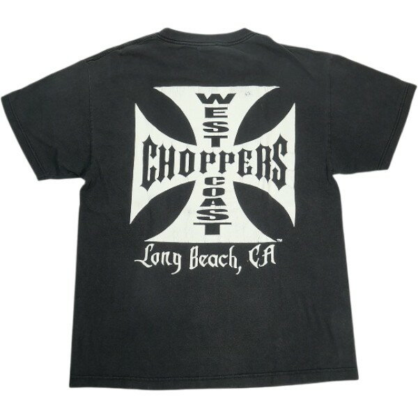 樂天商城 - VINTAGE ヴィンテージ West Coast Choppers ウェストコーストチョッパーズ Iron Cross Tee Tシャツ 黒 Size 【L】 【中古品-良い】 30009675