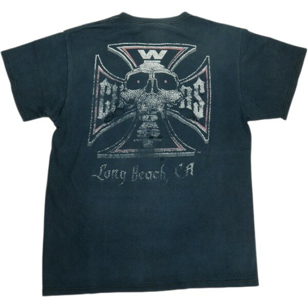 乐天商城 - VINTAGE ヴィンテージ West Coast Choppers ウェストコーストチョッパーズ Skull Iron Cross Tee Tシャツ 黒 Size 【M】 【中古品-良い】 30009684