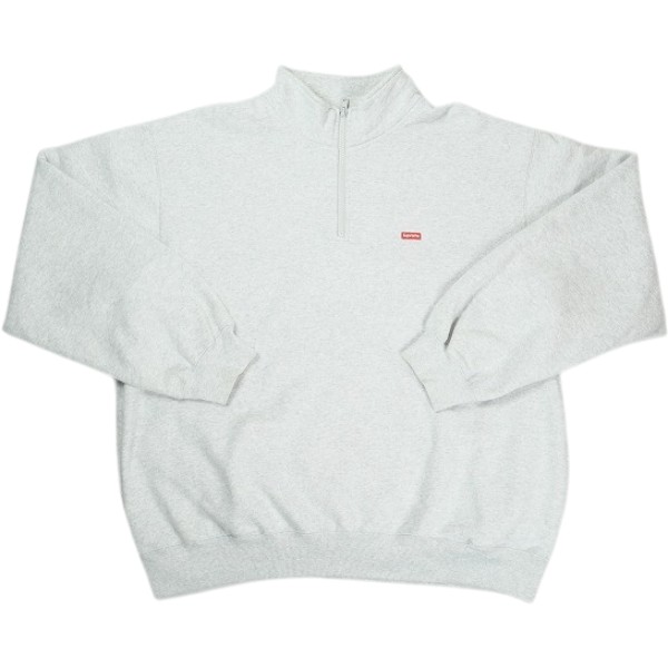 SUPREME シュプリーム 25SS Small Box Half Zip Pullover Ash Grey ハーフジップスウェット 灰 Size   30009785