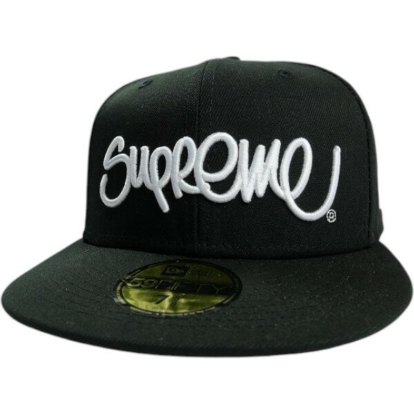 乐天商城 - SUPREME シュプリーム 22SS Handstyle New Era Black キャップ 黒 Size 【7　5/8(XL)】 【新古品・未使用品】 30009925