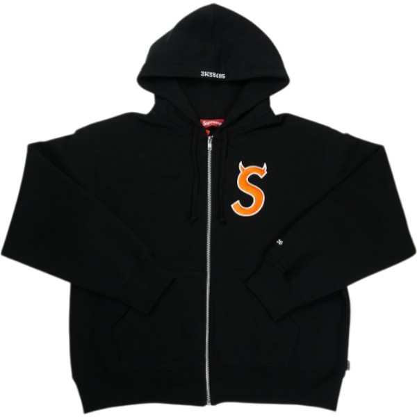 乐天商城 - SUPREME シュプリーム 26SS Devil S Logo Zip Up Hooded Sweatshirt Black Sロゴジップパーカー 黒 Size 【M】 【新古品・未使用品】 30009934