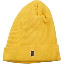 A BATHING APE A xCVO GCv NEON COLOR RIB BEANIE YELLOW r[j[  Size yt[z yVÕiEgpiz 20791557