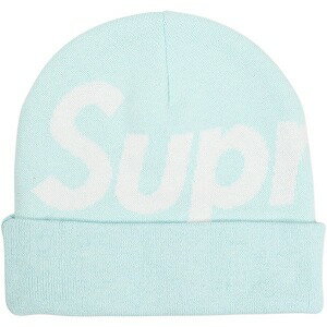 SUPREME シュプリーム 25FW Big Logo Beanie Light Blue ビーニー 水色 Size 【フリー】 【新古品・未使用品】 20833335