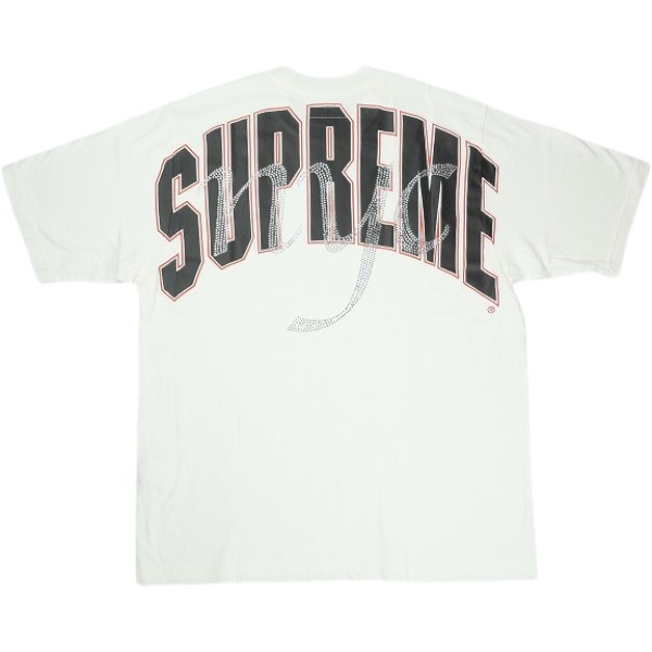 SUPREME シュプリーム 26SS Rhinestone Script S/S Top White Tシャツ 白 Size   30011142