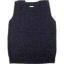 At Last  Co AbgXg/BUTCHER PRODUCTS ub`[v_Nc RED CROSS KNIT VEST NAVY jbgxXg  Size y38z yÕi-ɗǂz 20792670