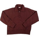 At Last ＆ Co アットラスト/BUTCHER PRODUCTS ブッチャープロダクツ HALF ZIP SWEAT BURGUNDY スウェット バーガンディー Size 【38】 【中古品-良い】 20793018