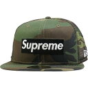 SUPREME シュプリーム 24SS Box Logo Mesh Back Nea Era Woodland Camo ニューエラキャップ 緑 Size   20793049