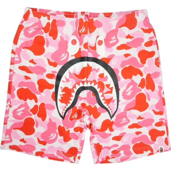 A BATHING APE ア ベイシング エイプ ABC CAMO SHARK SWEAT SHORTS PINK スウェットショーツ ピンク Size 【XL】 【新古品・未使用品】 20836765