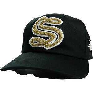 STUSSY ステューシー 25FW MID-DEPTH CHENILLE S SNAPBACK BLACK キャップ 黒 Size 【フリー】 【新古品・未使用品】 20824240