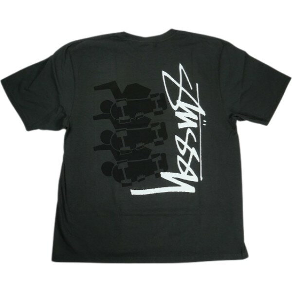 乐天商城 - STUSSY ステューシー 26SS SKATE STACK TEE PIGMENT DYED Faded Black Tシャツ 黒 Size 【S】 【新古品・未使用品】 30010215
