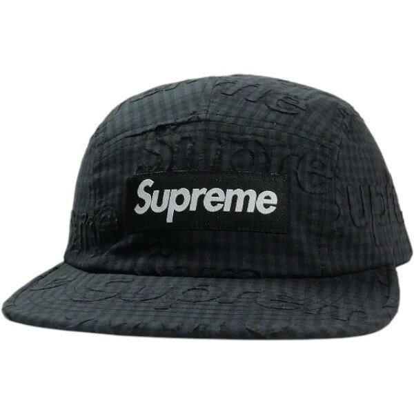 樂天商城 - SUPREME シュプリーム 26SS Monogram Gingham Camp Cap Black キャップ 黒 Size 【フリー】 【新古品・未使用品】 30010719