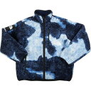 SUPREME シュプリーム ×THE NORTH FACE 21AW Bleached Denim Print Fleece Jacket Blue ジャケット 青 Size 【L】 【新古品・未使用品】 20814802(4)
