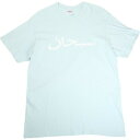 SUPREME シュプリーム 23SS Arabic Logo Tee Pale Blue Tシャツ 水色 Size 【L】 【中古品-良い】 20816538(4)