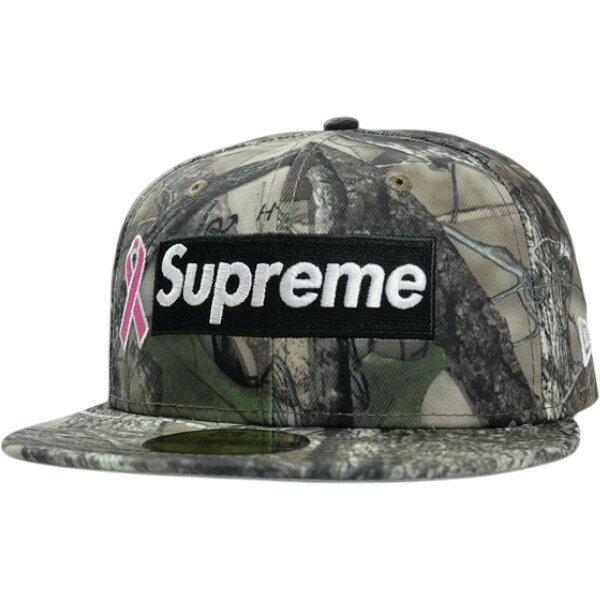 SUPREME シュプリーム 25FW Breast Cancer Awareness Box Logo New Era Truetimber HTC Camo ニューエラキャップ 緑 Size 【7　3/8(M)】 【新古品・未使用品】 20836292