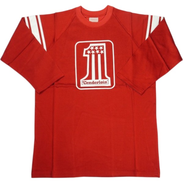 樂天商城 - TENDERLOIN テンダーロイン RAYON RAGLAN SLEEVE RED ラグランロンT 赤 Size 【L】 【新古品・未使用品】 20836438