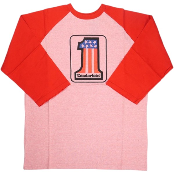 TENDERLOIN テンダーロイン T-RAGLAN-A RED ラグランロンT 赤 Size   20836448
