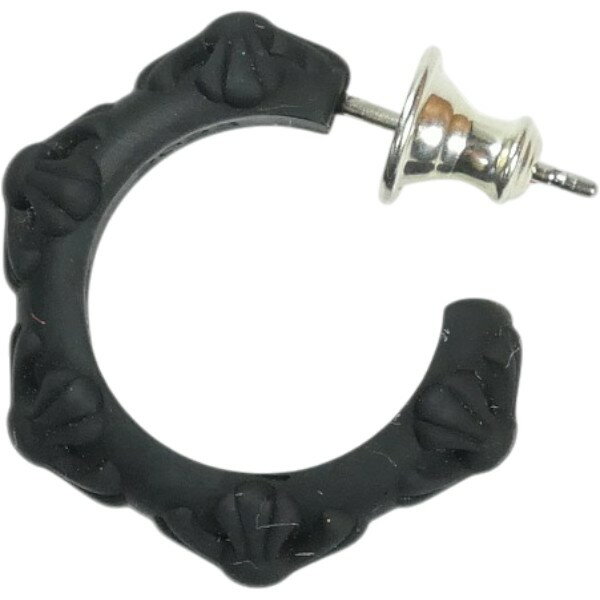 樂天商城 - CHROME HEARTS クロム・ハーツ CH Cross SINGLE Hoop Earring Black ピアス 黒 Size 【フリー】 【新古品・未使用品】 30008794