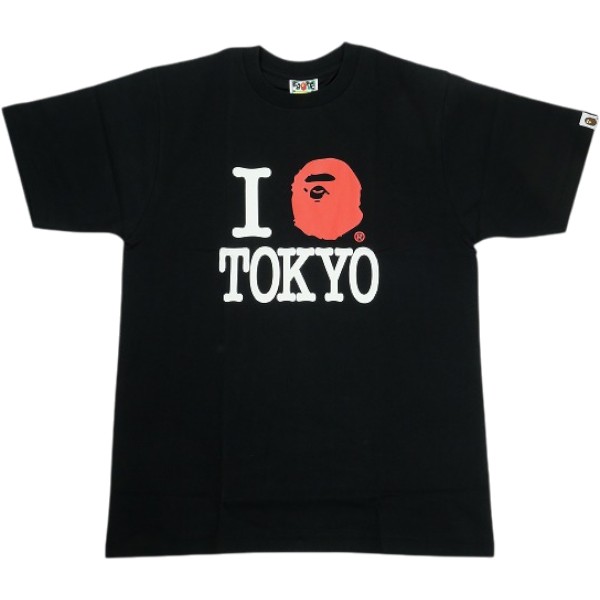 乐天商城 - A BATHING APE ア ベイシング エイプ 26SS I LOVE BAPE TOKYO TEE BLACK 東京限定Tシャツ 黒 Size 【XL】 【新古品・未使用品】 30009196