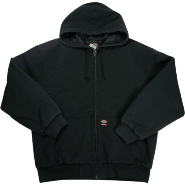 SUPREME シュプリーム ×Dickies 24AW Quilted Lined Zip Up Hooded Sweatshirt Black ジップパーカー 黒 Size   20810648