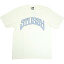 STUSSY ステューシー 25SS ARCHED TEE PIGMENT DYED NATURAL Tシャツ 白 Size 【XL】 【新古品・未使用品】 20816418(4)