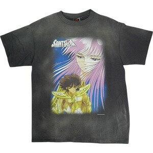 SAINT MICHAEL セント マイケル ×聖闘士星矢 SS_SS TEE / SEIYA / BLACK / Tシャツ 黒 Size 【L】 【新古品・未使用品】 20822533のサムネイル