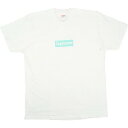 SUPREME シュプリーム ×Tiffany & Co ティファニー 21AW Box Logo Tee White ボックスロゴTシャツ 白 Size 【L】 【新古品・未使用品】 20822823