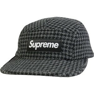 シュプリーム SUPREME シュプリーム 23AW Houndstooth Wool Camp Cap Black キャンプキャップ 黒 Size 【フリー】 【新古品・未使用品】 20784722