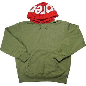 シュプリーム SUPREME シュプリーム 21AW Contrast Hooded Sweatshirt Heather Light Olive パーカー カーキ Size 【L】 【新古品・未使用品】 20794004