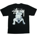 STUSSY ステューシー 25SS STOCK DOG TEE BLACK Tシャツ 黒 Size 【M】 【新古品・未使用品】 20822194(4)
