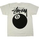 STUSSY ステューシー 24SS 8 BALL TEE PIGMENT DYED W