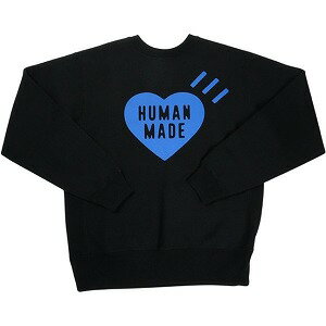 HUMAN MADE ヒューマンメイド 25AW HEART SWEATSHIRT BLACK HM30CS074 OFFLINE STORE限定クルーネックスウェット 黒 Size 【S】 【新古品・未使用品】 20832747